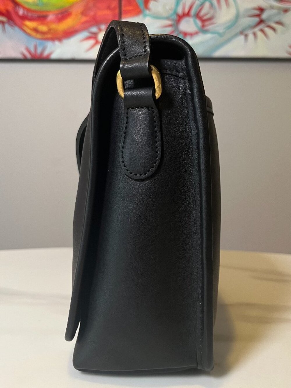 Coach Legacy Companion Flap Crossbody Vintage Bag Black 9076 NWOT - Picture 5 of 15